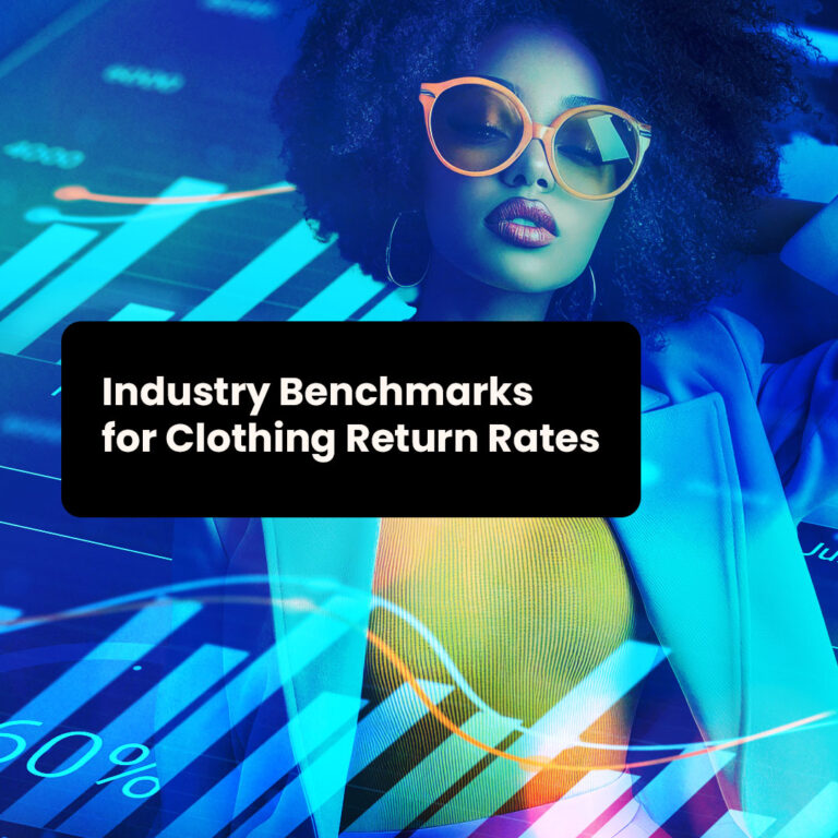 Graphical representation of clothing return rates, highlighting industry benchmarks with a focus on trends and fashion insights.